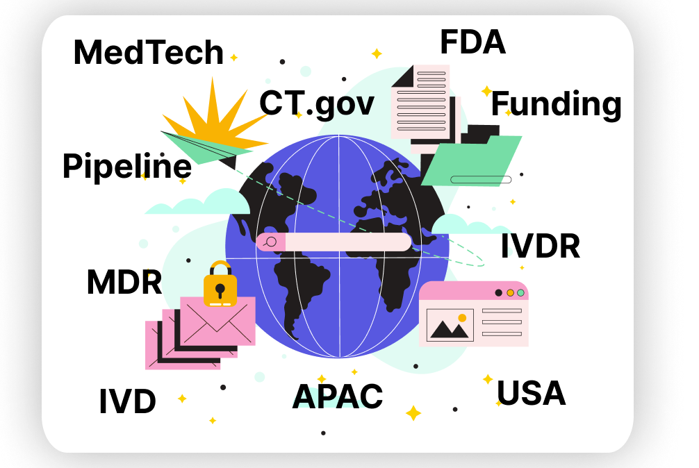 Centralize global MedTech insights